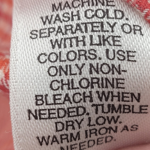 Henry Cotton's Red White Check Long Sleeve Chest Pocket Button Down Dress Shirt - Picture 12 of 14